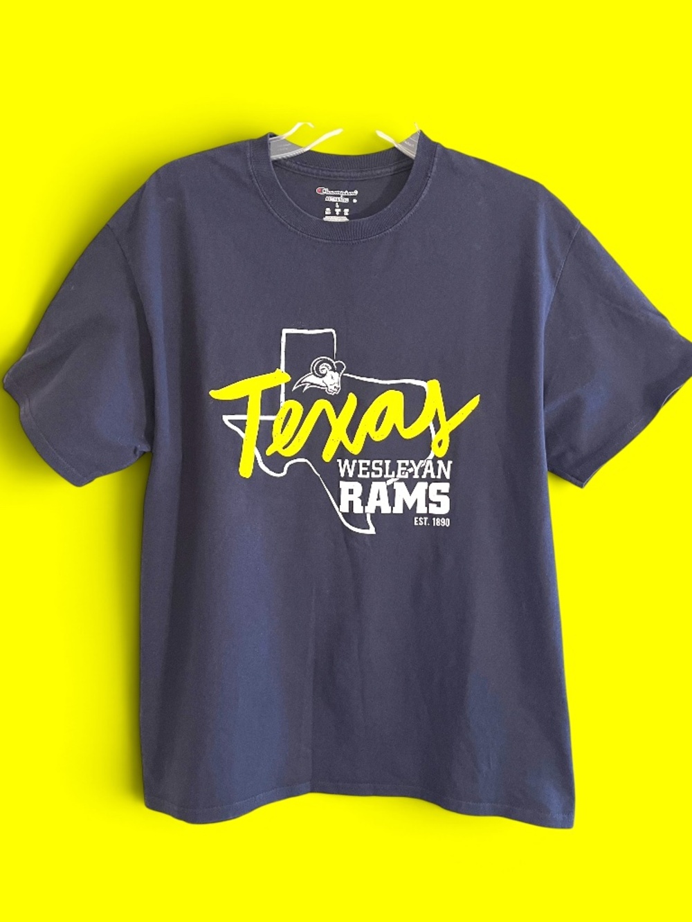 Champion Texas Wesleyan Rams T-Shirt Size L